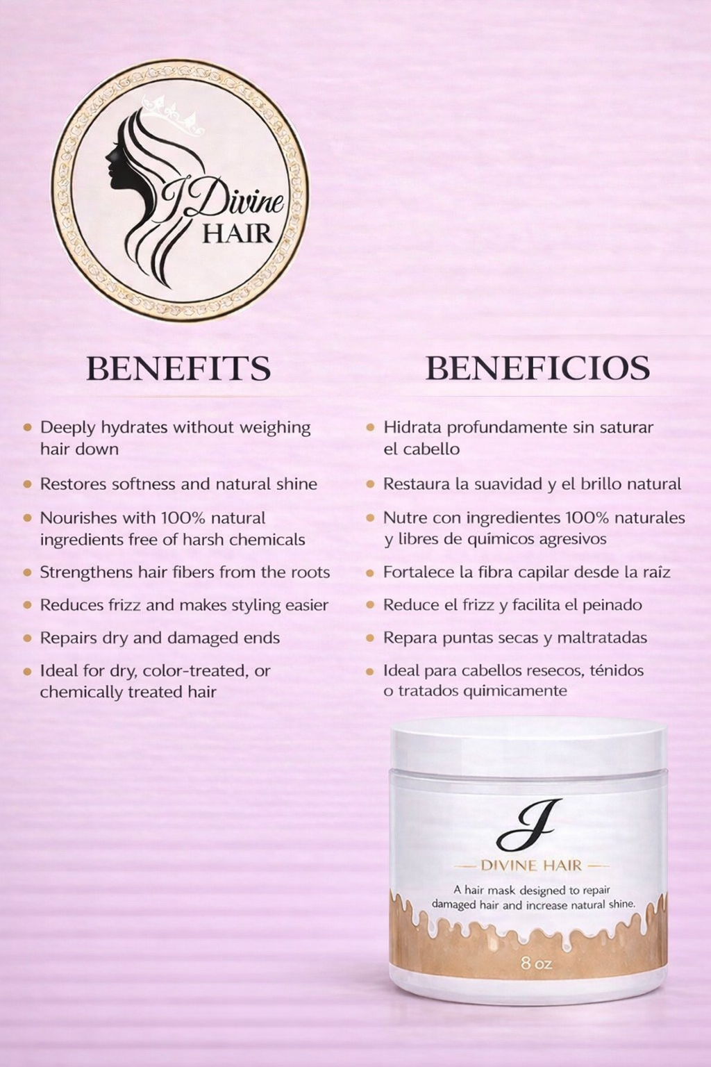 Hair Mask, Vitamina & Colágeno