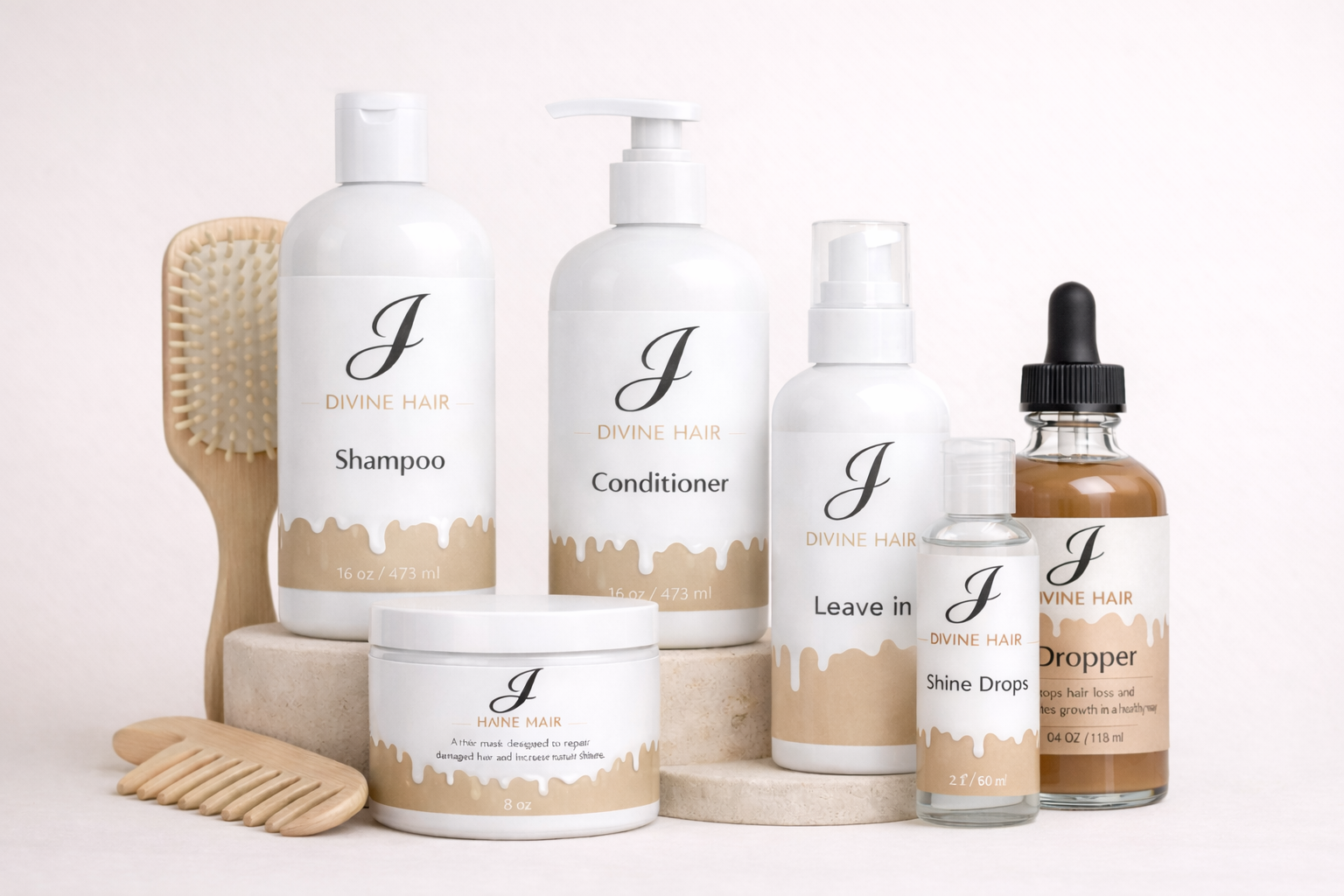 6 steps Hair Care Kit, Vitamina & Colágeno